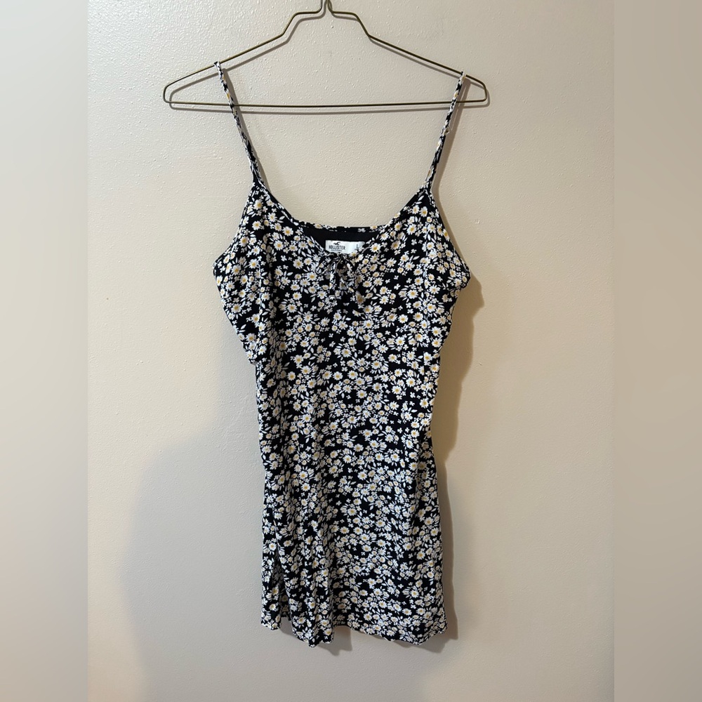 Hollister Ditsy Floral Daisy Mini Slip Dress size Large